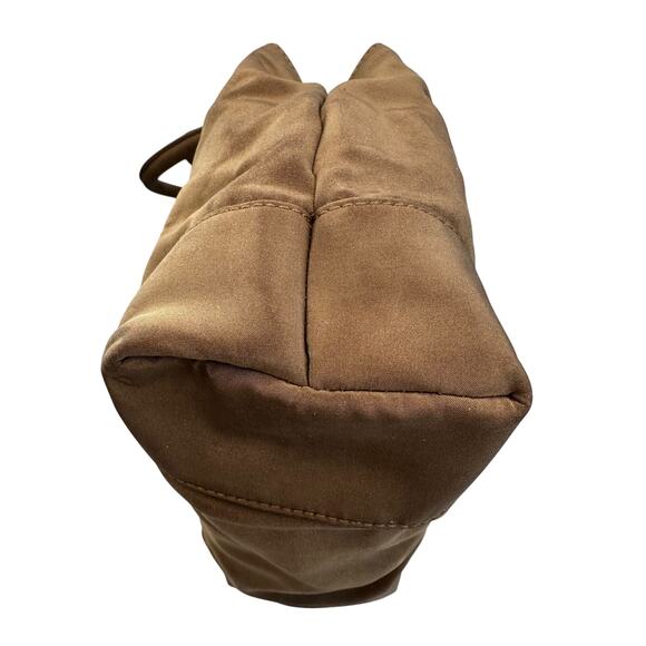 Bottega Veneta Brown Nylon Mini Bag with Mirror - Picture 8 of 16